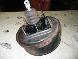 brake booster prior to rebuild triumph tr6