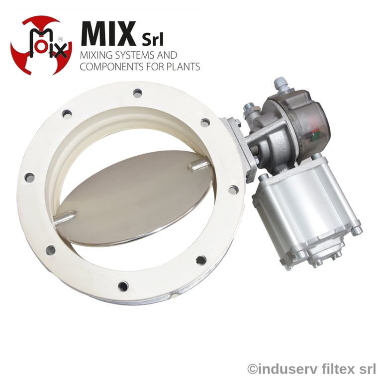 micromix_MiX srl Butterfly Valves with pneumatic actuators