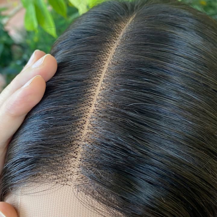 VietSilkHair premium closure with small secure knots and fullest density for natural hairline look