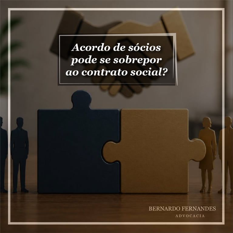 Acordo de sócios pode se sobrepor ao contrato social?