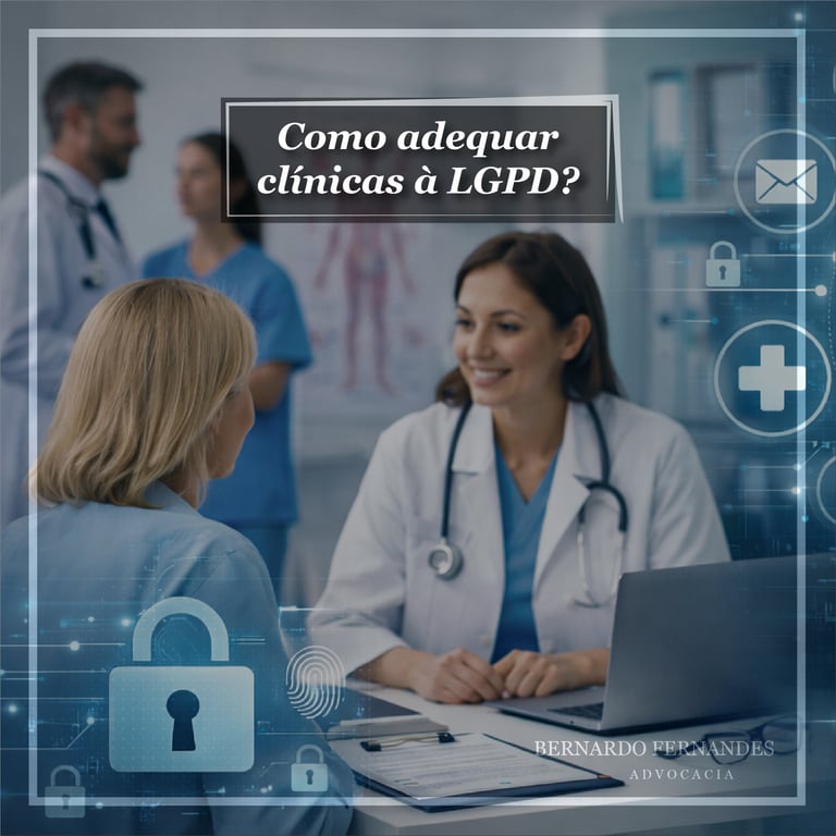 Como adequar clínicas à LGPD?