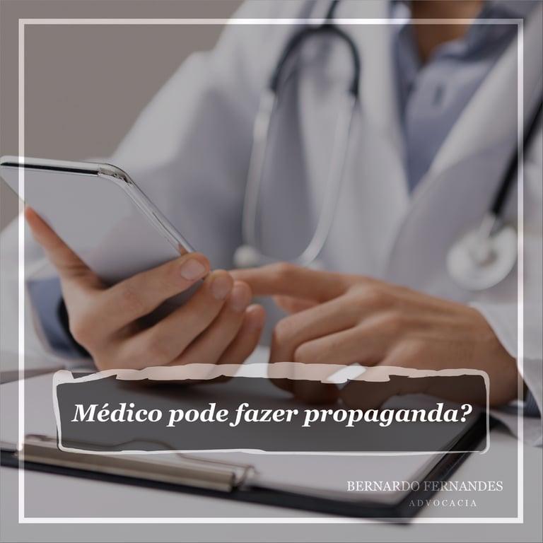 Médico pode fazer propaganda?