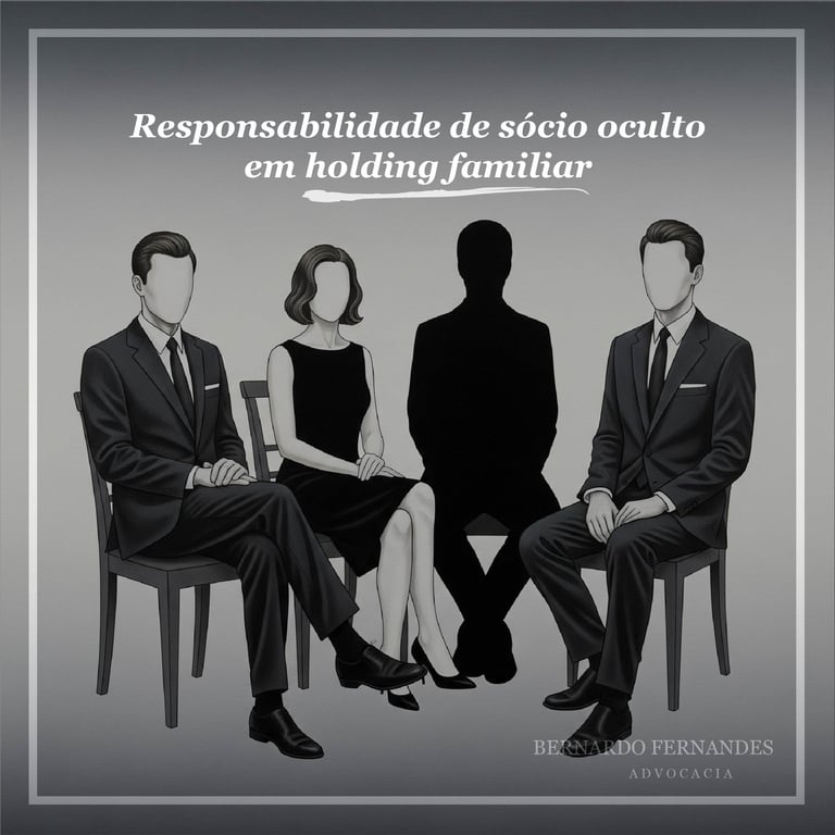 Responsabilidade de sócio oculto em holding familiar