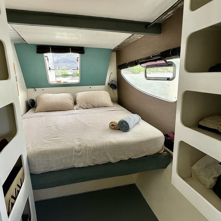 lit dans la cabine master