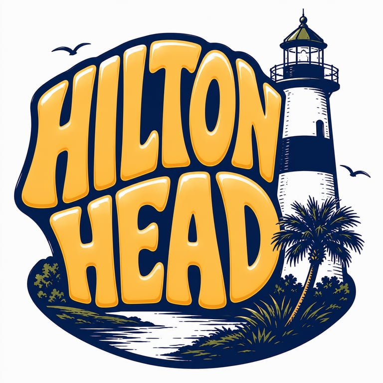 An image of the Hilton Head Island icon created by Opa for the Palmetto Places Collection