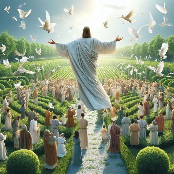 God brings peace to human