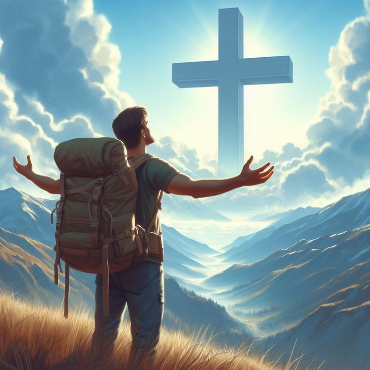 A man finding his strength in faith