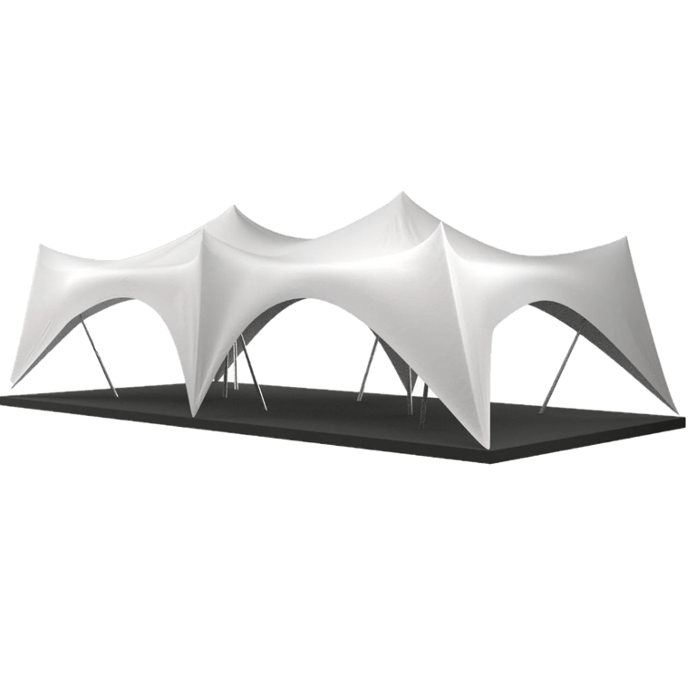 Crown palapinė  100 kv. m, 11,5 x 8,5 m