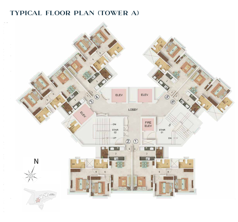FLOOR PLANS DYNAMIX AVANYA DAHISAR EAST, DYNAMIX AVANYA WESTERN EXPRESS HIGHWAY & DAHISAR TOLL GATE, MUMBAI