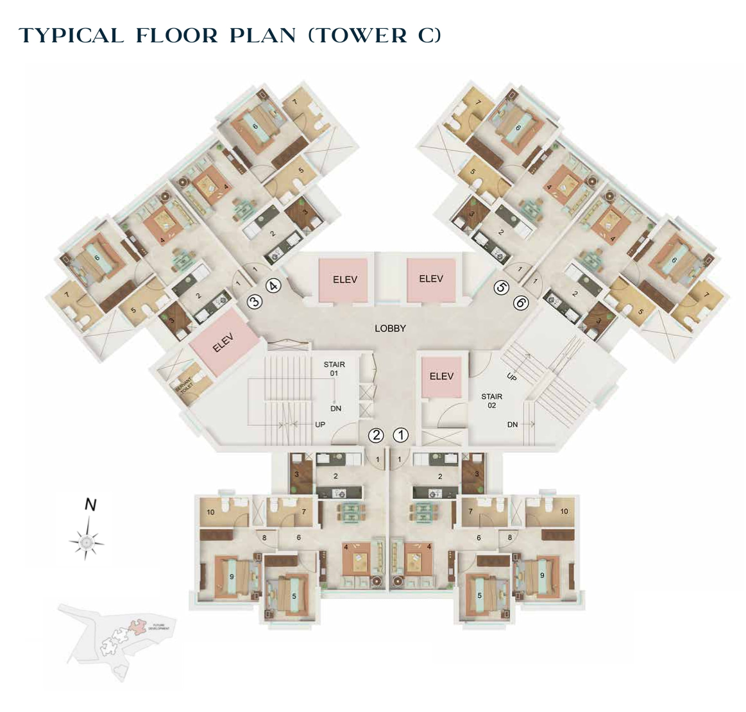 FLOOR PLANS DYNAMIX AVANYA DAHISAR EAST, DYNAMIX AVANYA WESTERN EXPRESS HIGHWAY & DAHISAR TOLL GATE, MUMBAI