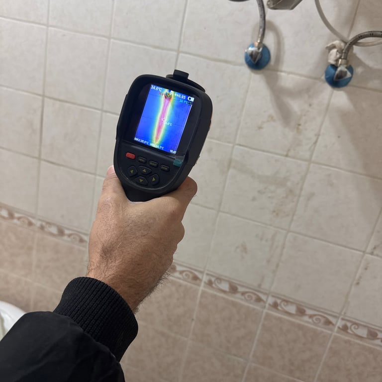 كشف تسربات الحمامات بالدمام