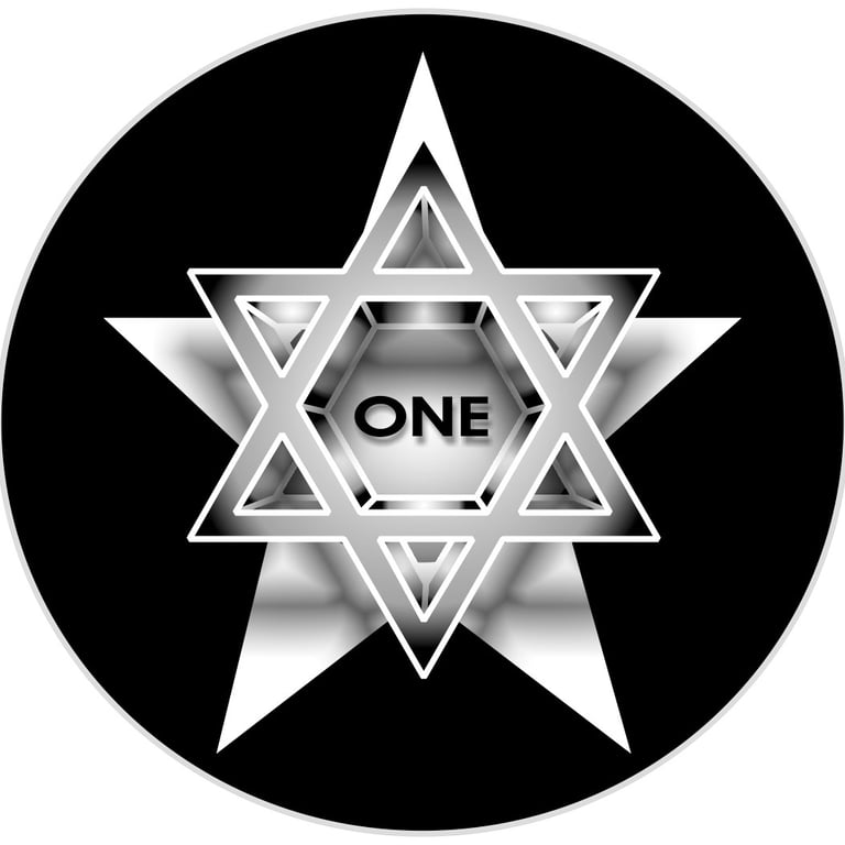 I Am One Tarot School The Logo 5 + 6 Pointed Stars