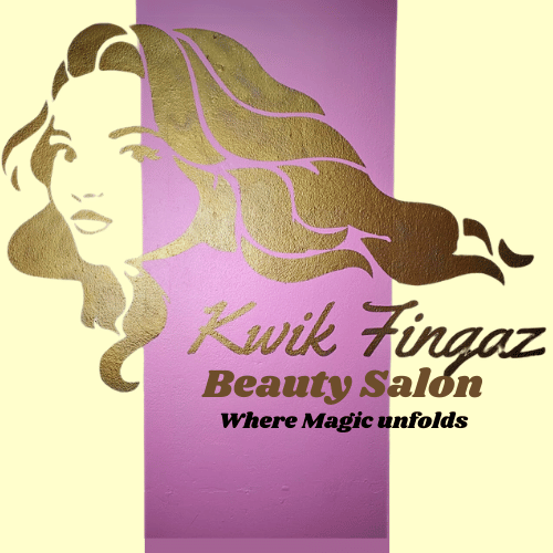 Kwik Fingaz Beauty Salon logo -Hair Experts located in Montego Bay.