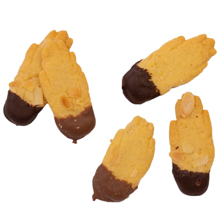 Antwerpse handjes koekjes met chocolade