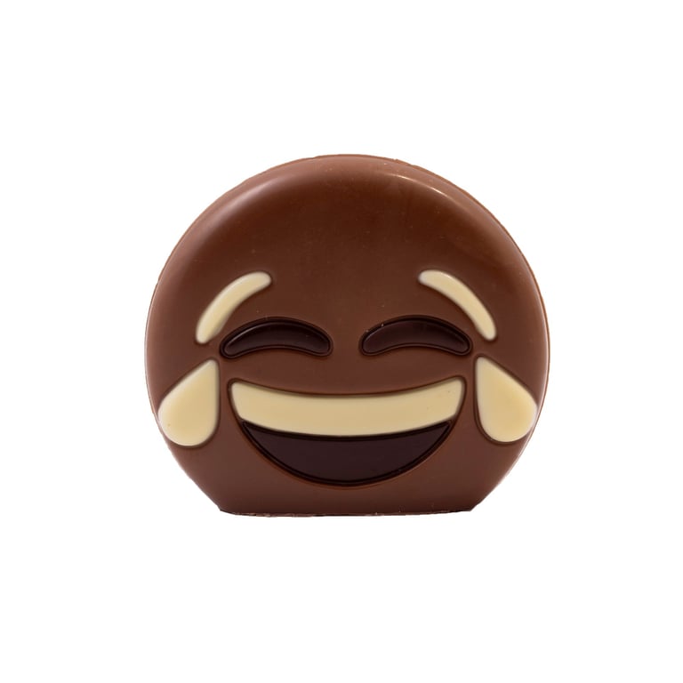 Chocolade emoji lach