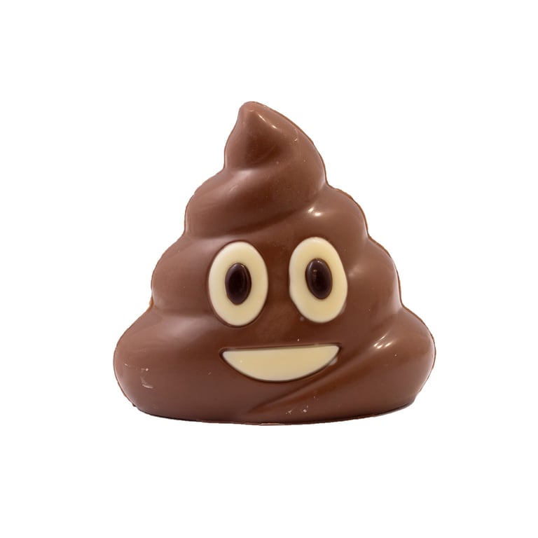 Chocolade lachend kakje smiley