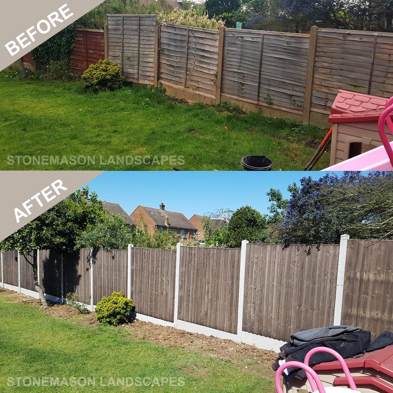 Fence Replacement, Rebuild Installation