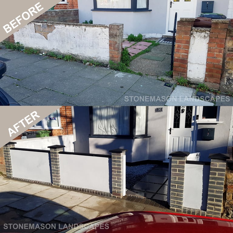 Before & After Garden Makeover Photos Romford - Hornchurch - Brentwood - Upminster