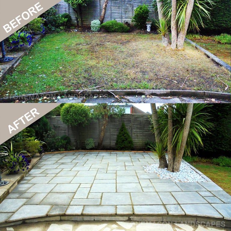 Before & After Garden Makeover Photos Romford - Hornchurch - Brentwood - Upminster