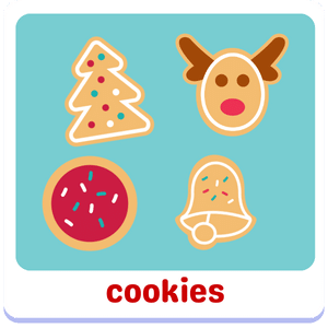 xmas cookies | Christmas kids vocabulary