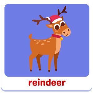 reindeer | Christmas kids vocabulary
