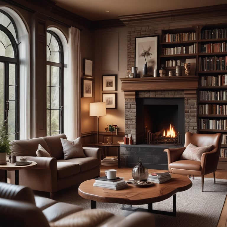 Bright living room with modern inventory