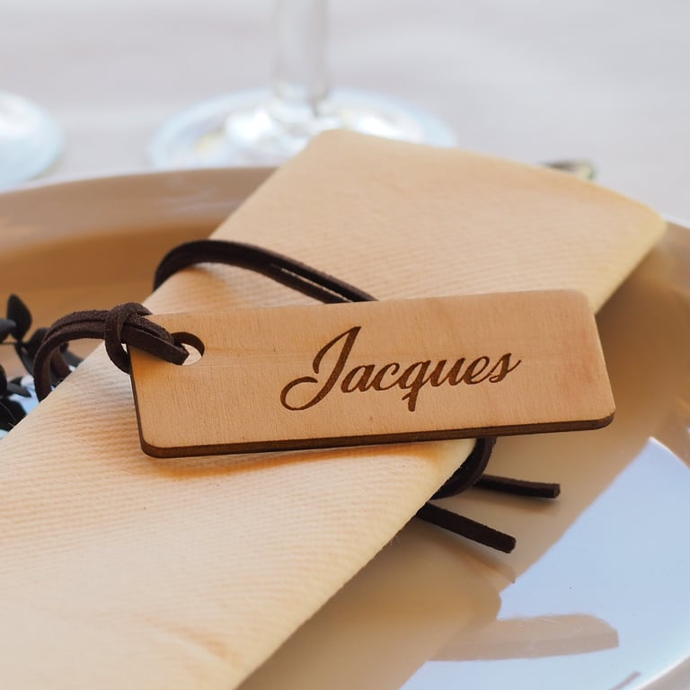 Chez Mathilde - Porte prénom gravé à la découpeuse laser