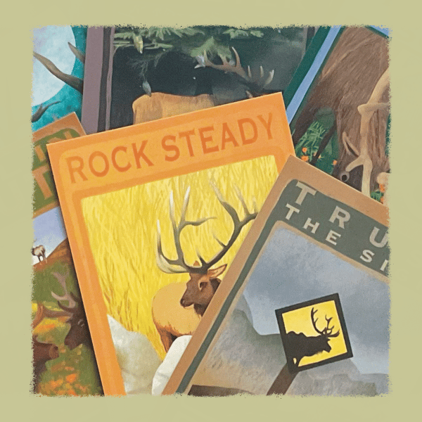 Big Elk Animal Guidance cards by Isa Stead