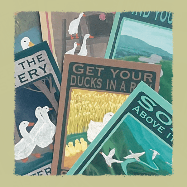 Sister Duck Animal Guidance cards by Isa Stead