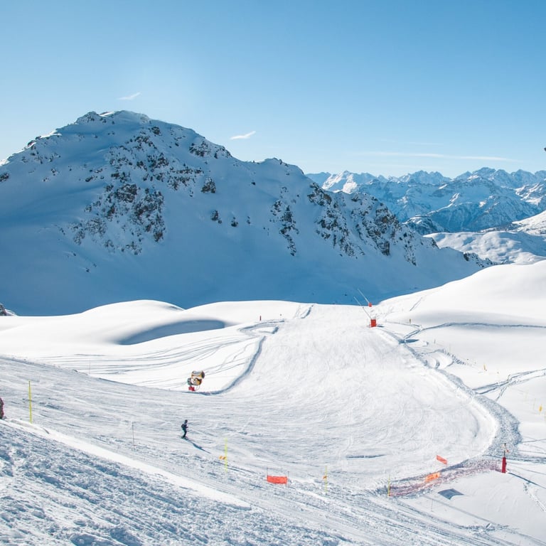 Resort di Monginevro, sede delle lezioni di snowboard con Andrea Bandi