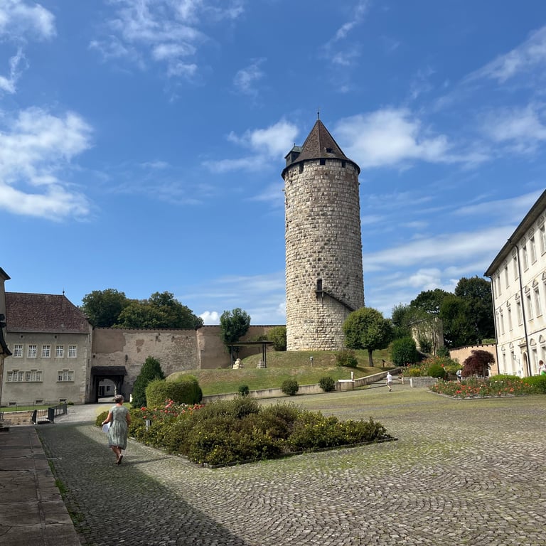 Refous Tower at Chateau Porrentruy
