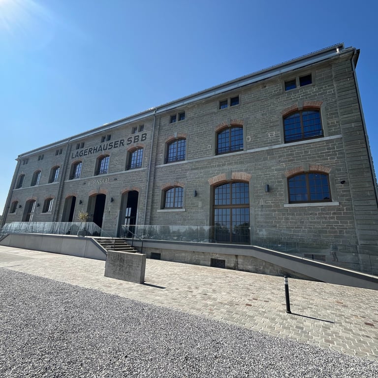 The SBB port building in Romanshorn