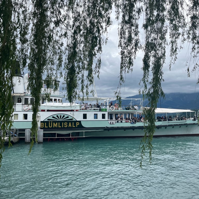 Steamship Blümlisalp on Lake Thun