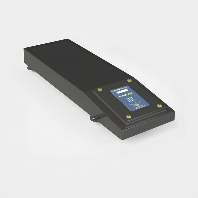 detector de metal industrial plano