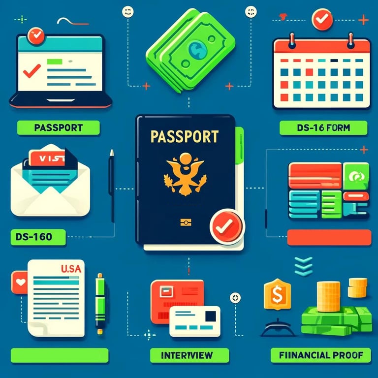 o processo de obter o visto americano, ds-160, passaporte, entrevista