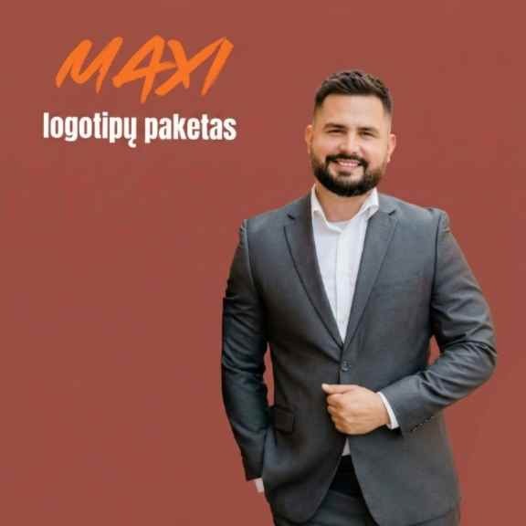 Logotipų kūrimas - Paketas MAXI
