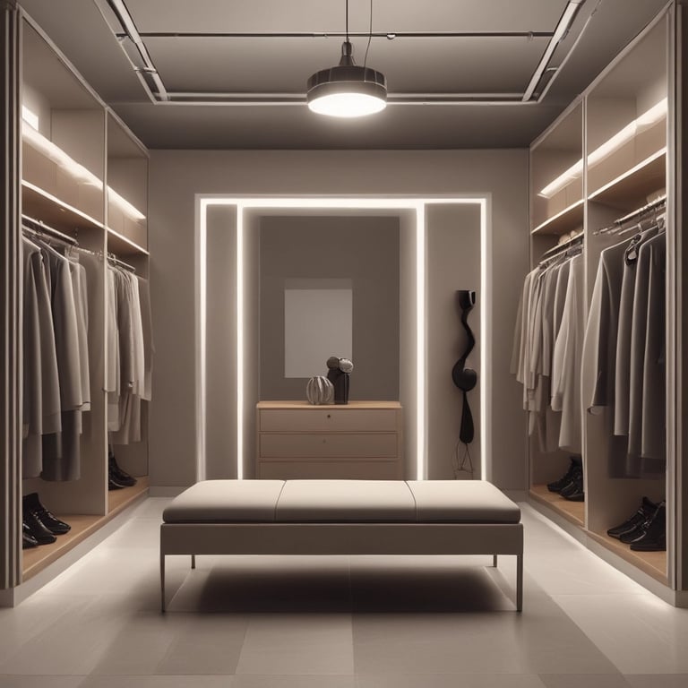 Vestidor moderno