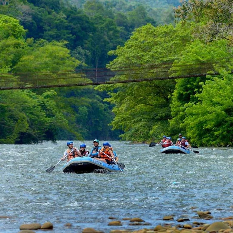 Rafting at Kiulu River