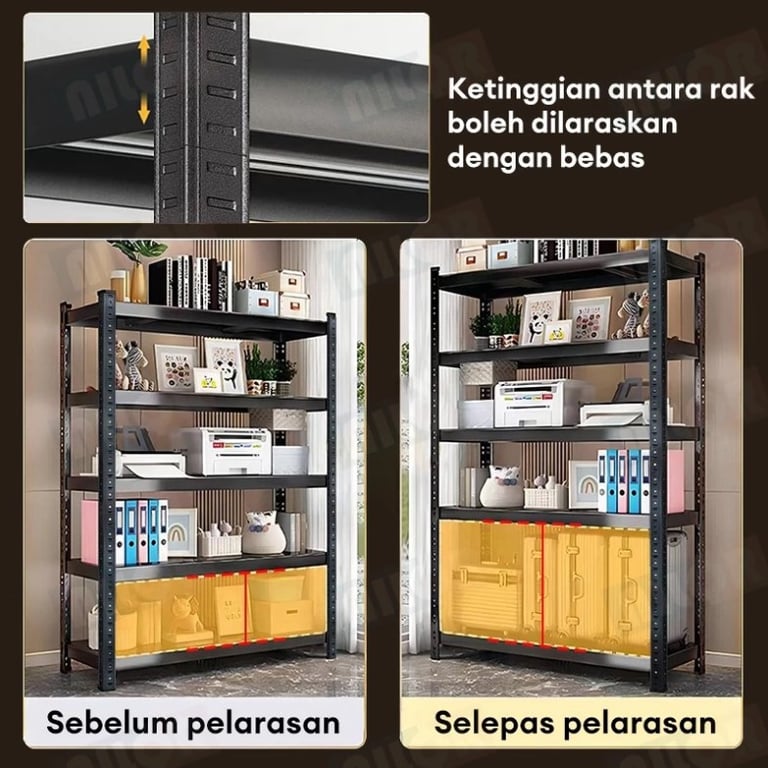 boltless metal rack