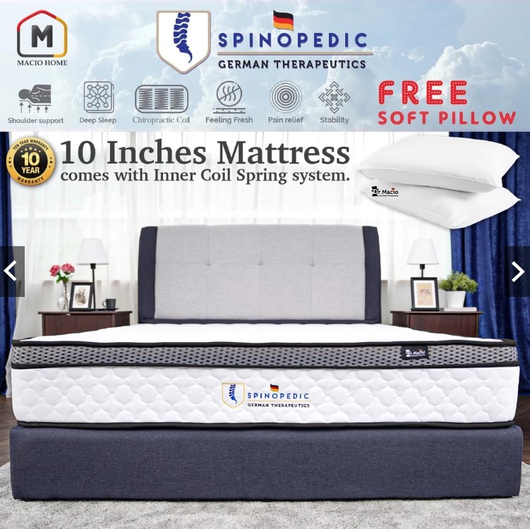 Spinopedic 10 Inches Mattress