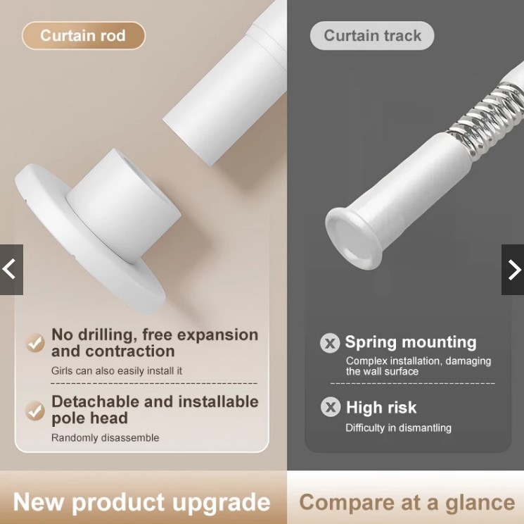 Sturdy Curtain Rod 