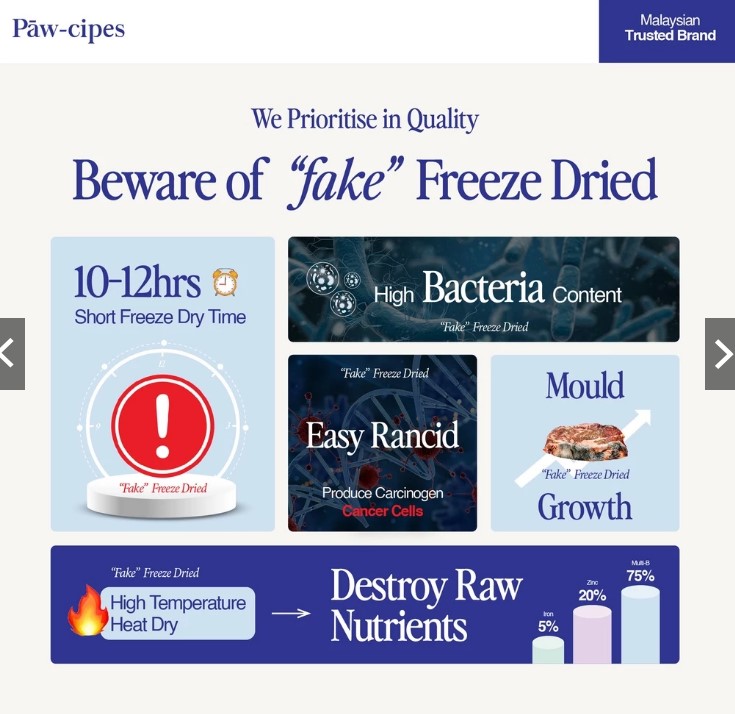 FREEZE DRIED PET TREAT