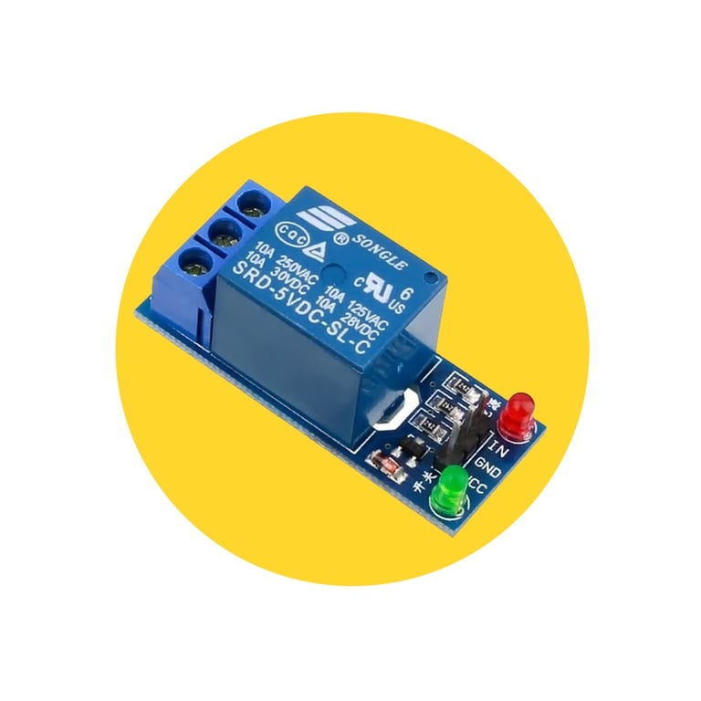 One channel relay for Arduino and Raspberry Pi