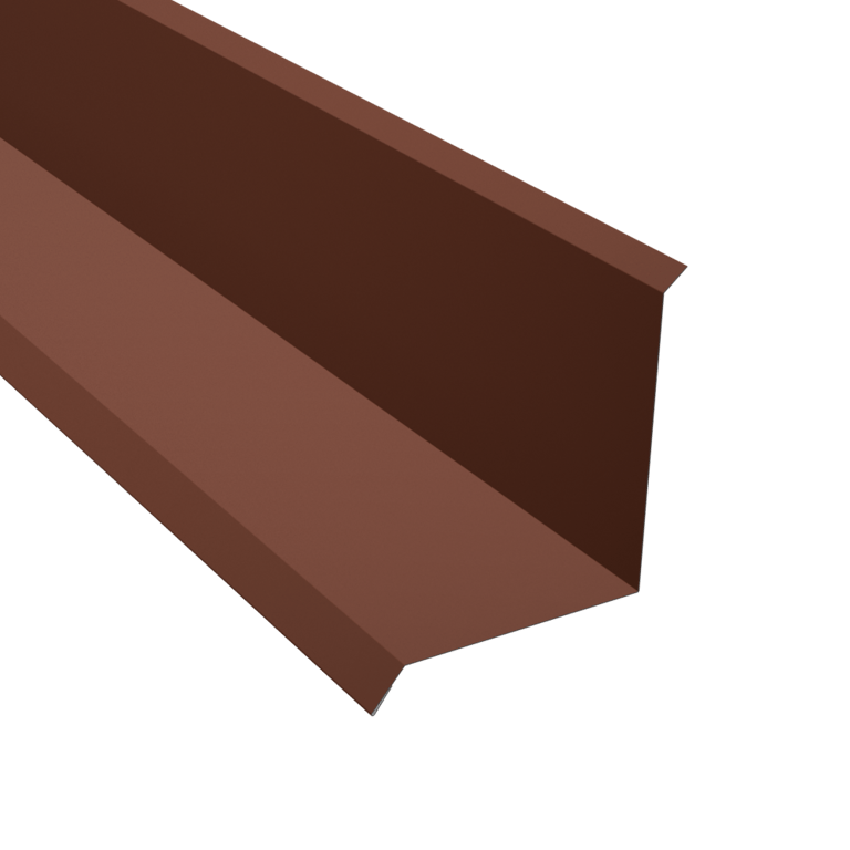 1/2 Faitière contre mur, Tôle imitation tuile 