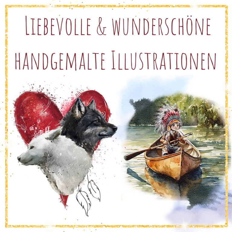Wunderschöne Illustrationen