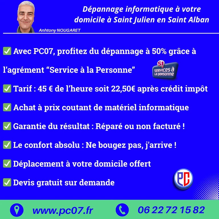 depannage ordianteur a saint julien saint alban