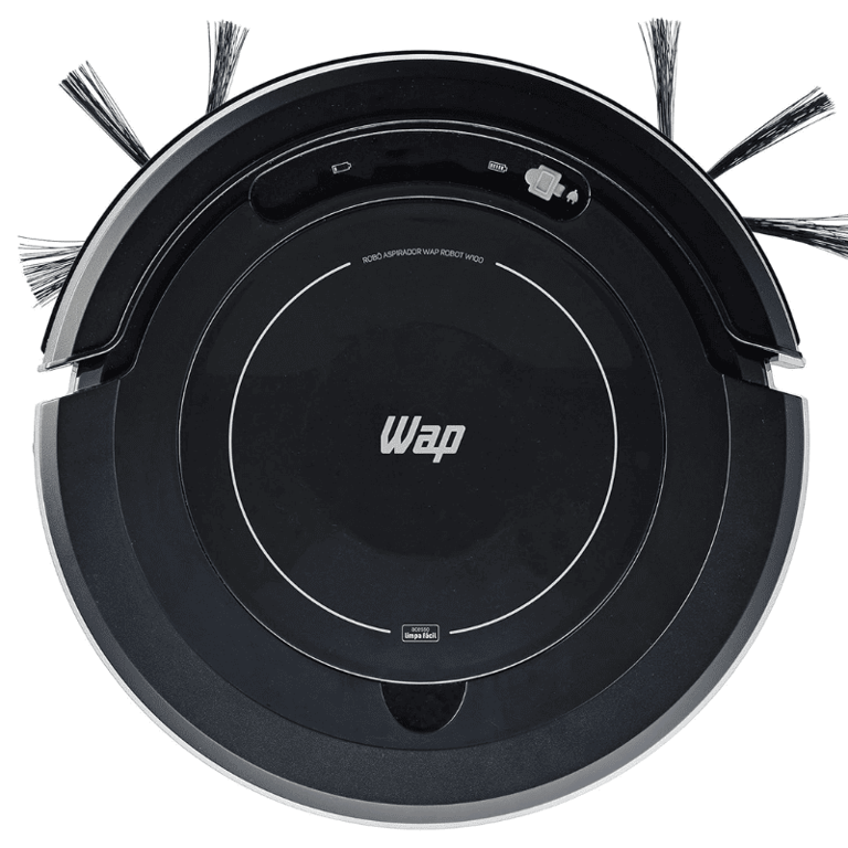 aspirador robo wap robot w100 modelo barato e compacto para limpeza diaria