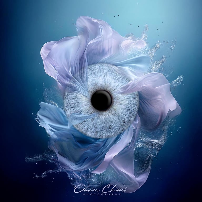 Iris Artistique Bleu