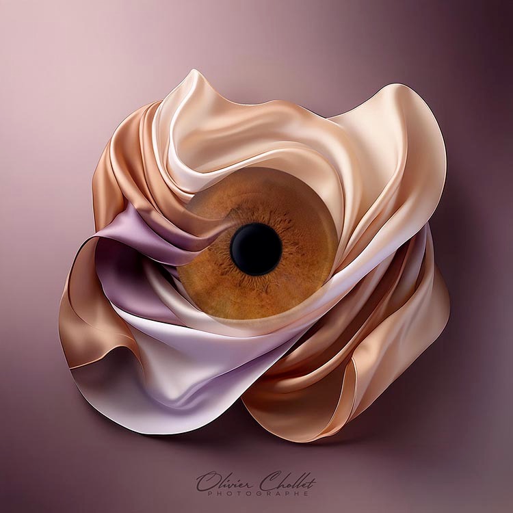 Iris Artistique Marron