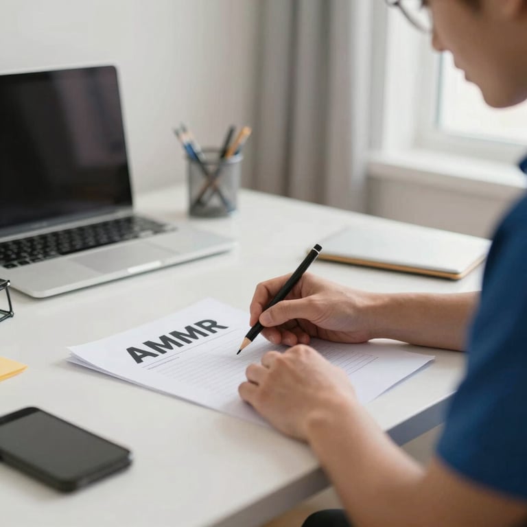 A clean workspace after a completed maintenance job, emphasizing the AMMR ethos of leaving homes tidy and safe.